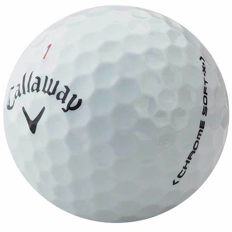 Graded Second and Callaway Chrome soft golf balls