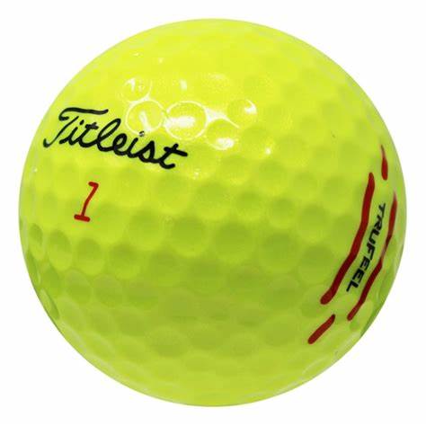 Titleist Trufeel Yellow Used Golf Balls