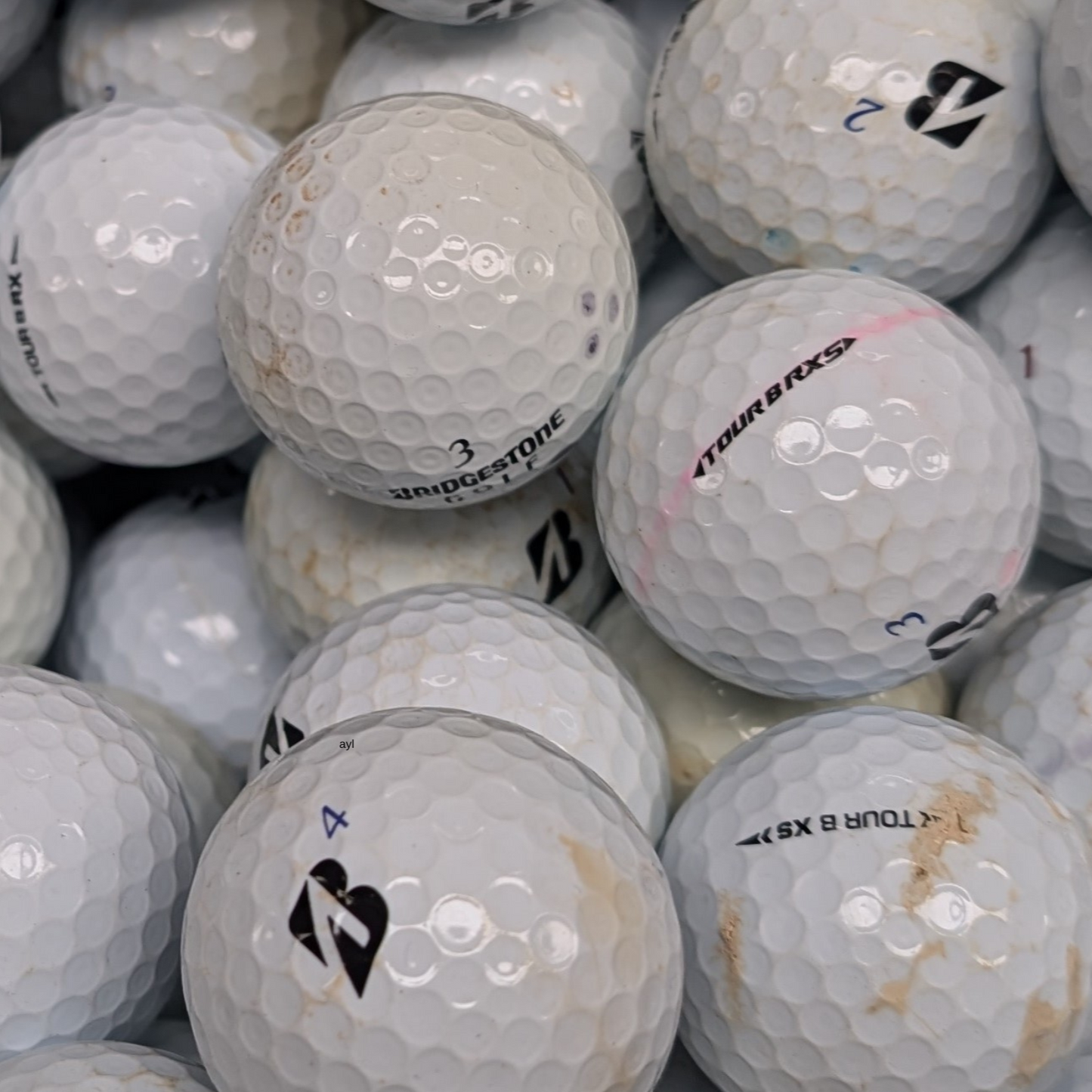 Bridgestone Tour B-Grade used Golf Balls are a perfect budget tour spec golf ball