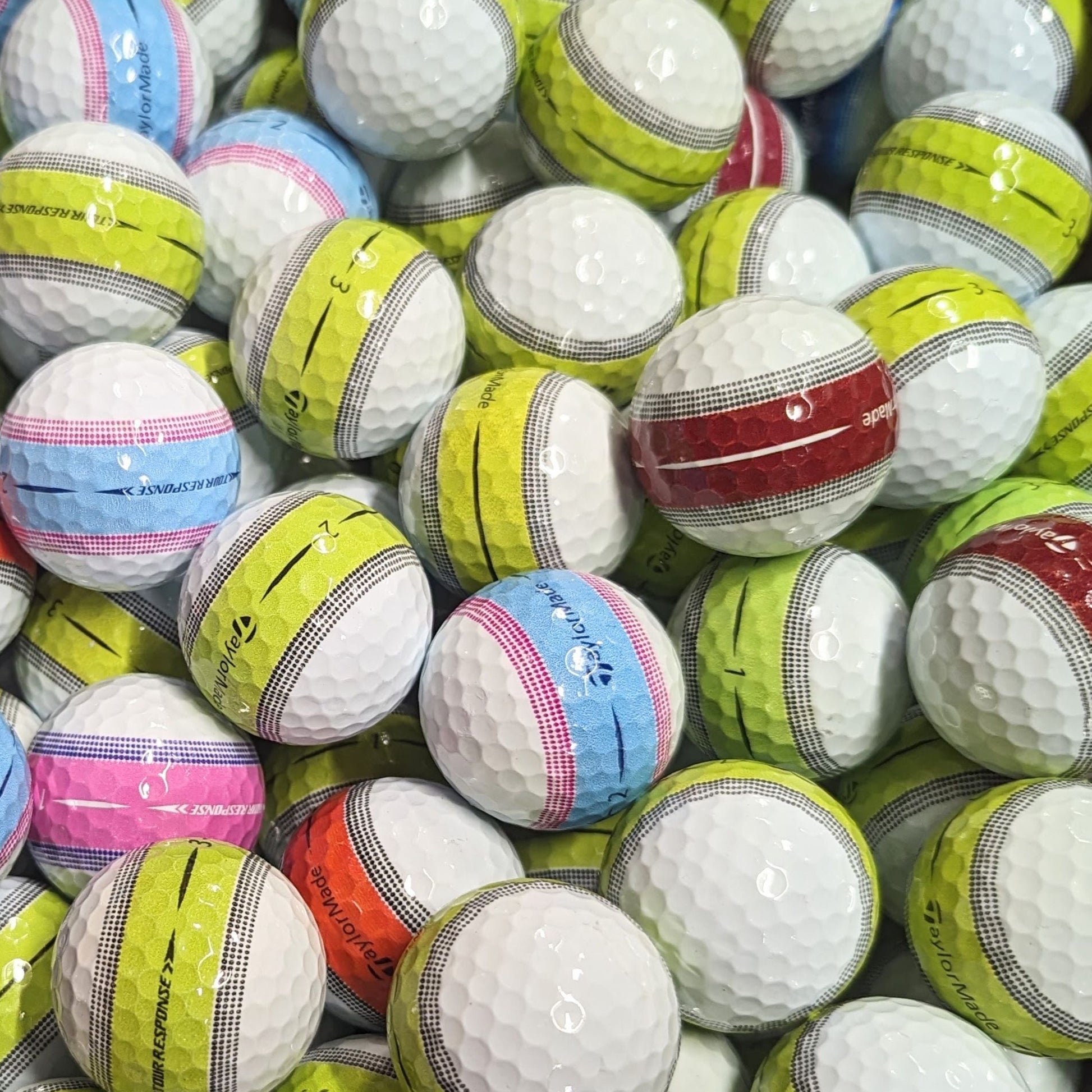 Taylormade Tour Response Stripe Mint/Grade A Golf Balls 