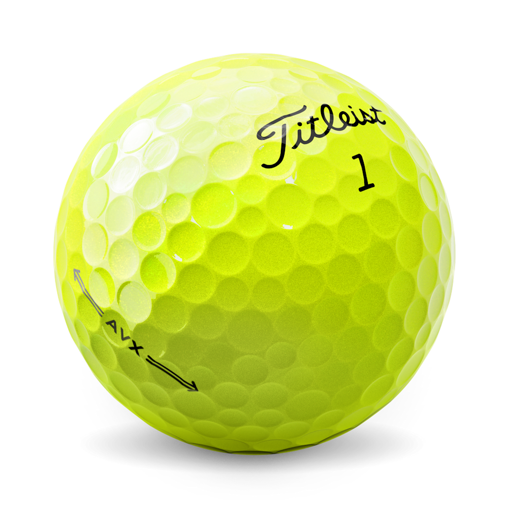 Titleist AVX Yellow Second Hand Golf Balls 