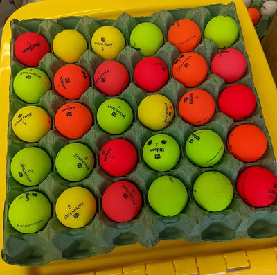 Wilson Matte Coloured Golf Balls 